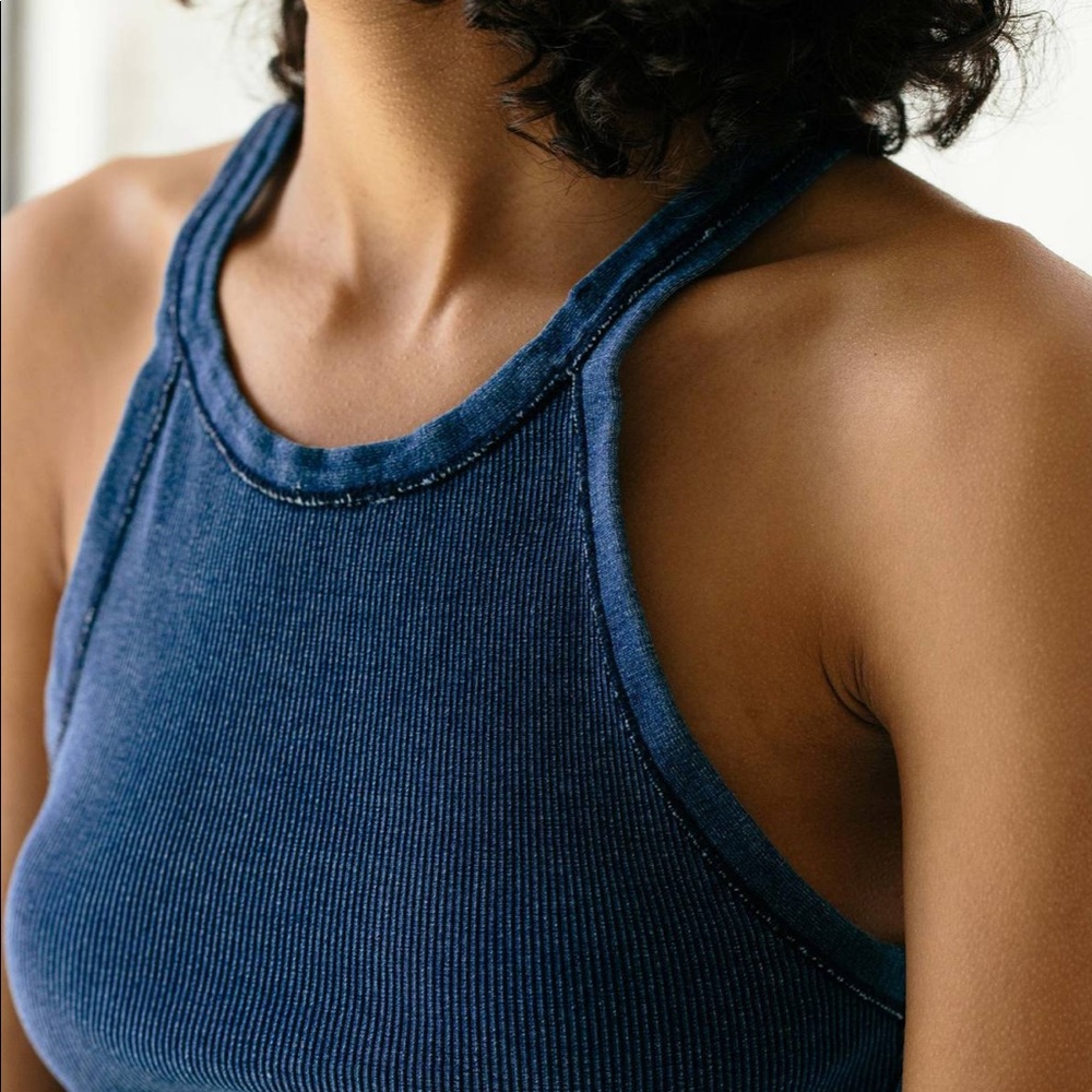 Imogene and Willie Indigo Tank